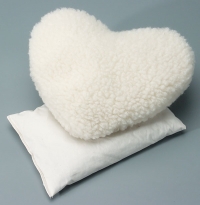 Herz mit Kirschkernkissen