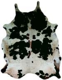 Kuhfell braun/wei�