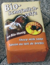 Bio-Schafmilchseife mit Honig (kbA)