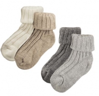 Umschlag-S�ckchen mit Schaf- und Alpakawolle, 2er B�ndel