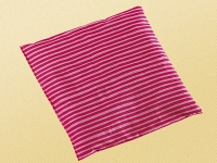 Saling Kirschkernkissen Streifen, pink/rosa, 20 x 20 cm