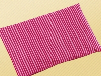 Saling Kirschkernkissen Streifen, pink/rosa, 20 x 30 cm