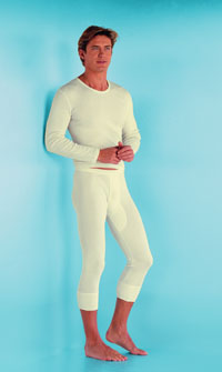 Herrenunterhemd 1/1 Arm, -con-ta- Angora/Baumwolle
