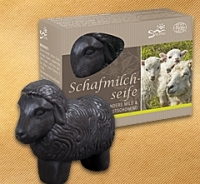 Saling ECOCERT Schafmilchseife Schwarzes Schaf