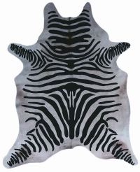 Kuhfell Zebraprint