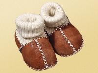 Saling Babyschuhe mit hohem Strickb�ndchen
